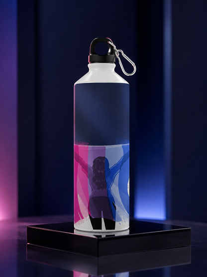 Bisexual Pride Water Bottle – Live Proud. Love Freely.™ | 750ml Premium Aluminum Bottle